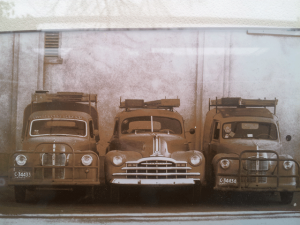 Our Fleet of Service Vans circa late 1950's